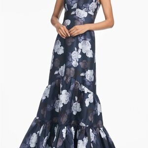 Sachin & Babi Rori Gown Midnight Glacial Rose size 12